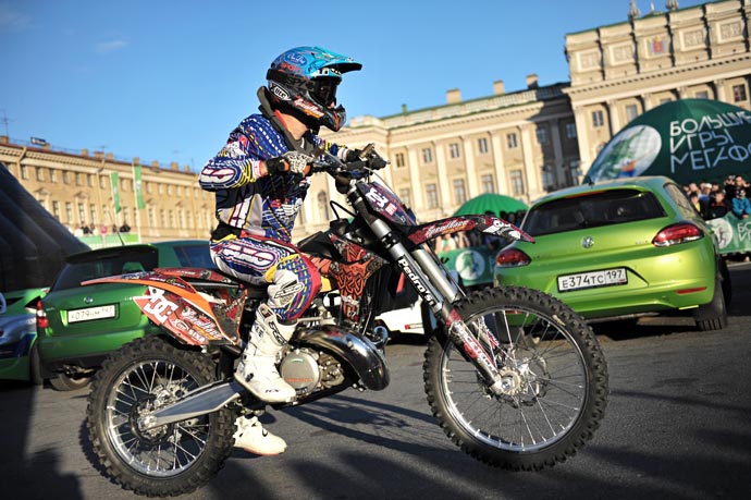 FMX на больших играх Мегафона в День города