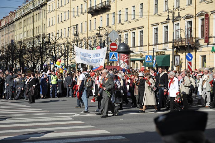 Парад ветеранов 2012 в Санкт-Петербурге