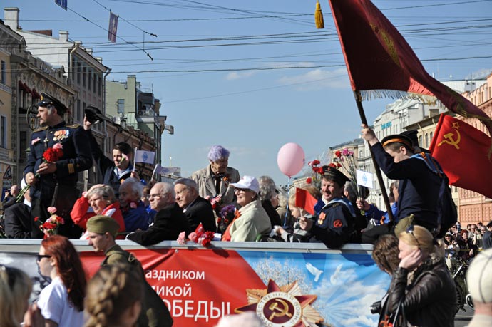 Парад ветеранов 2012 в Санкт-Петербурге