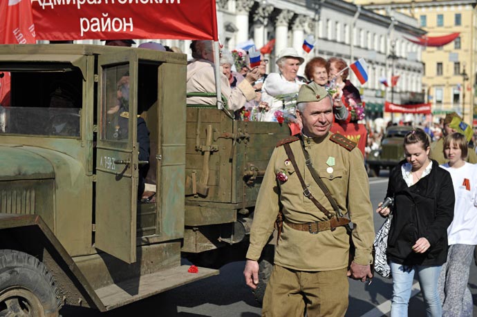 Парад ветеранов 2012 в Санкт-Петербурге