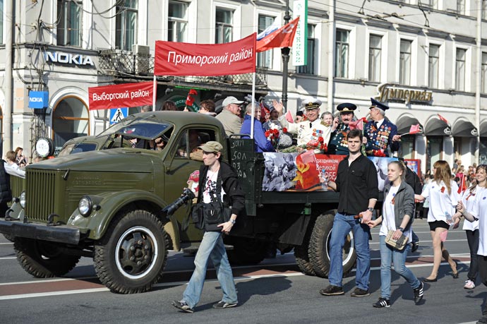 Парад ветеранов 2012 в Санкт-Петербурге