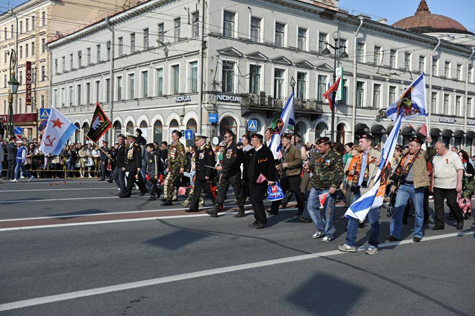 Парад ветеранов 2012 в Санкт-Петербурге