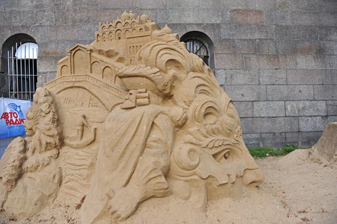 Фестиваль скульптуры из песка
