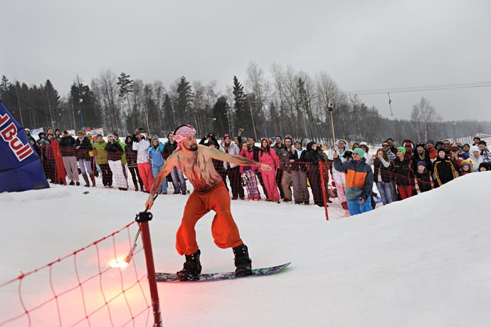 Аква-шоу 2012 Red Bull Jump&Freeze