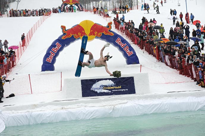 Аква-шоу 2012 Red Bull Jump&Freeze