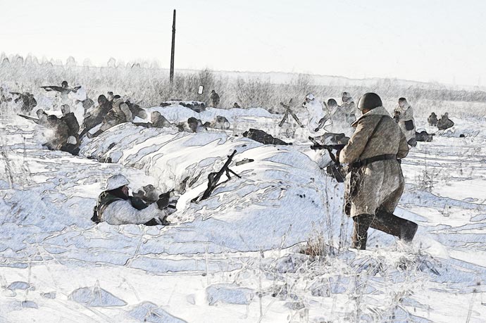 Военно-историческая реконструкция в рисунках (фотошоп)