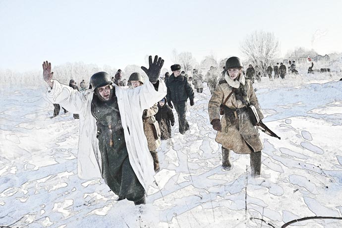 Военно-историческая реконструкция в рисунках (фотошоп)