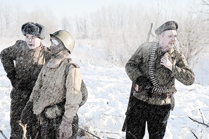 Военно-историческая реконструкция в рисунках (фотошоп)