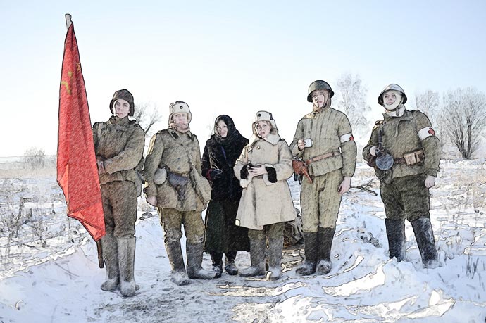 Военно-историческая реконструкция в рисунках (фотошоп)