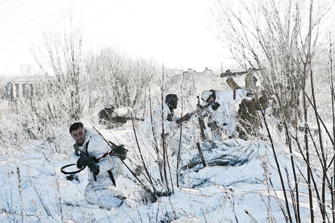 Военно-историческая реконструкция в рисунках (фотошоп)