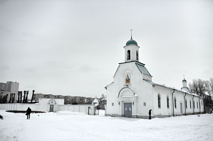 Церкви зимой