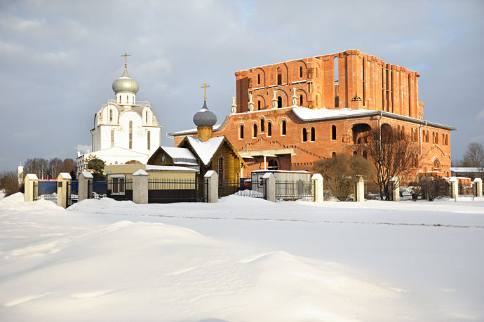 Церкви зимой