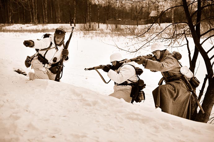 Военно-историческая реконструкция - За Ленинград! 27.01.2013