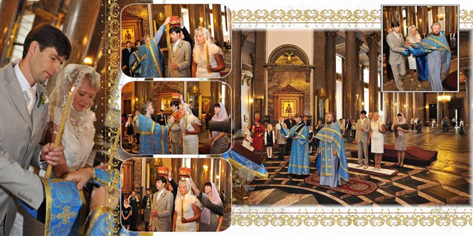 Фотокнига - Венчание в церкви (Казанский собор)