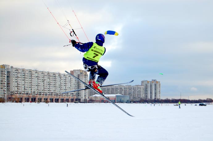 Зимний кайтинг