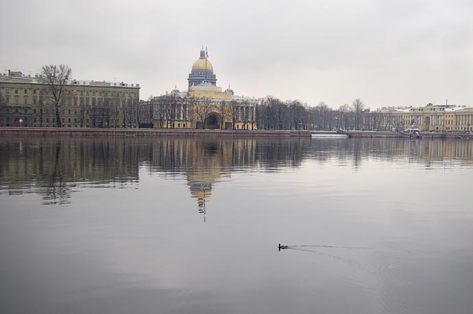 Петербург зимой